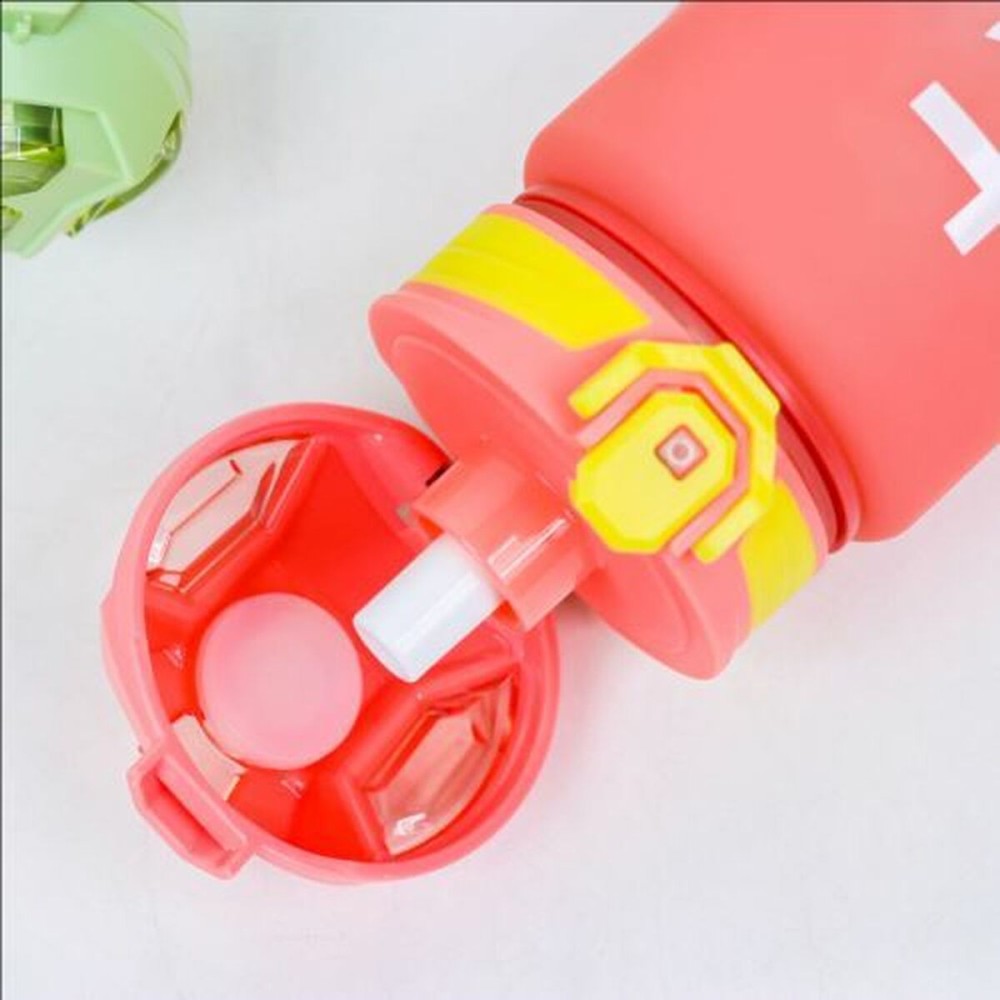 Water bottle Bewinner Multicolour 600 ml 7,4 x 7,4 x 19 cm (12 Units)