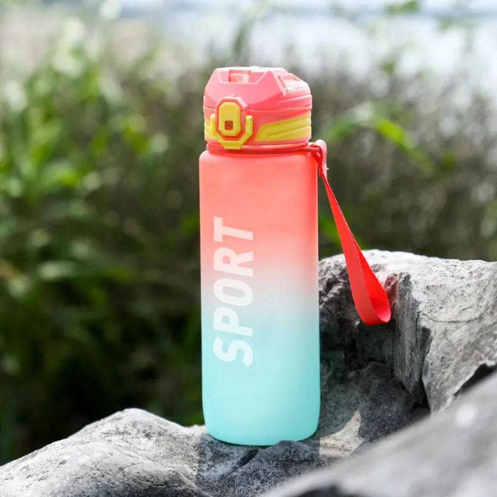Wasserflasche Bewinner Bunt 600 ml 7,4 x 7,4 x 19 cm (12 Stück)