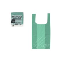 Sac réutilisable Inde Vert 42 x 53 cm (10 Unités)