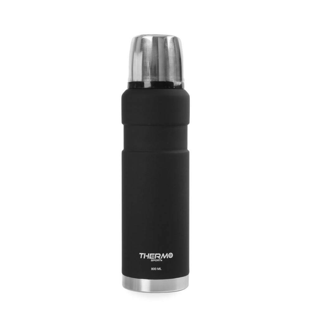 Thermosflasche ThermoSport Schwarz 0,8 L (6 Stück)