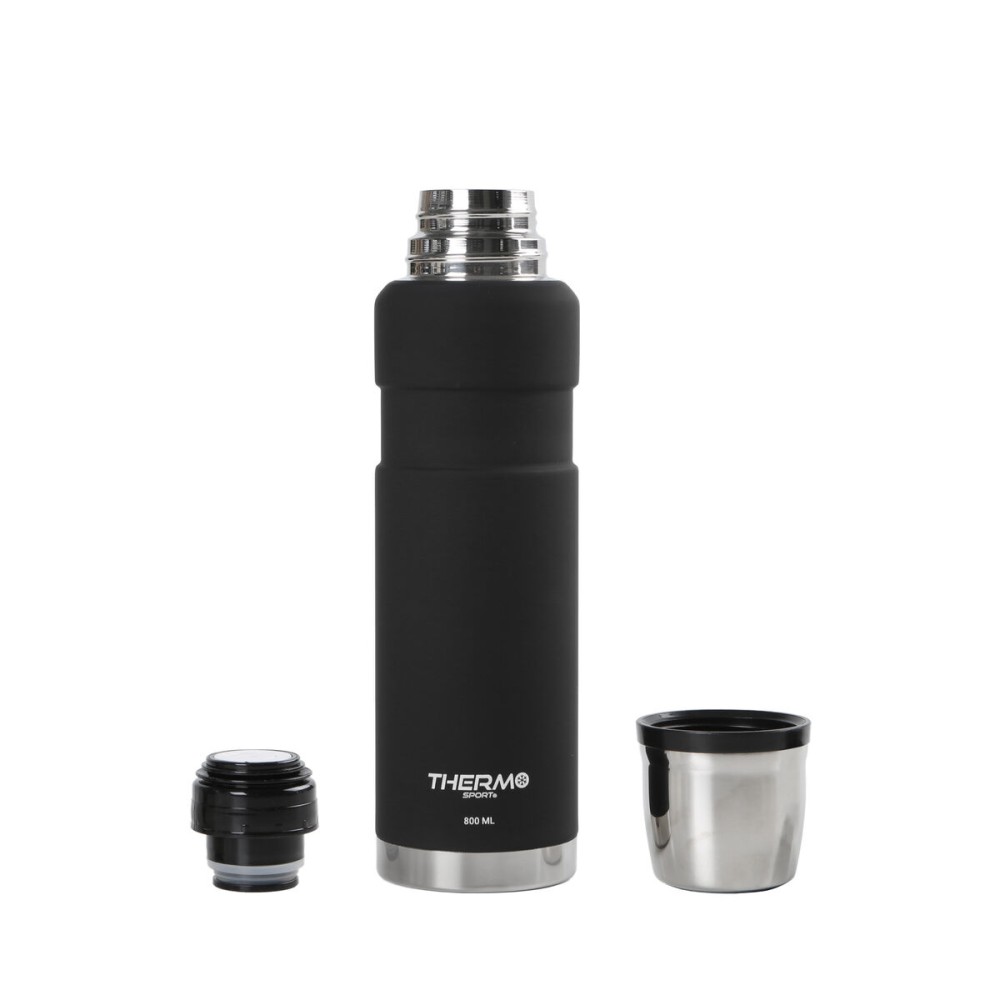 Thermosflasche ThermoSport Schwarz 0,8 L (6 Stück)