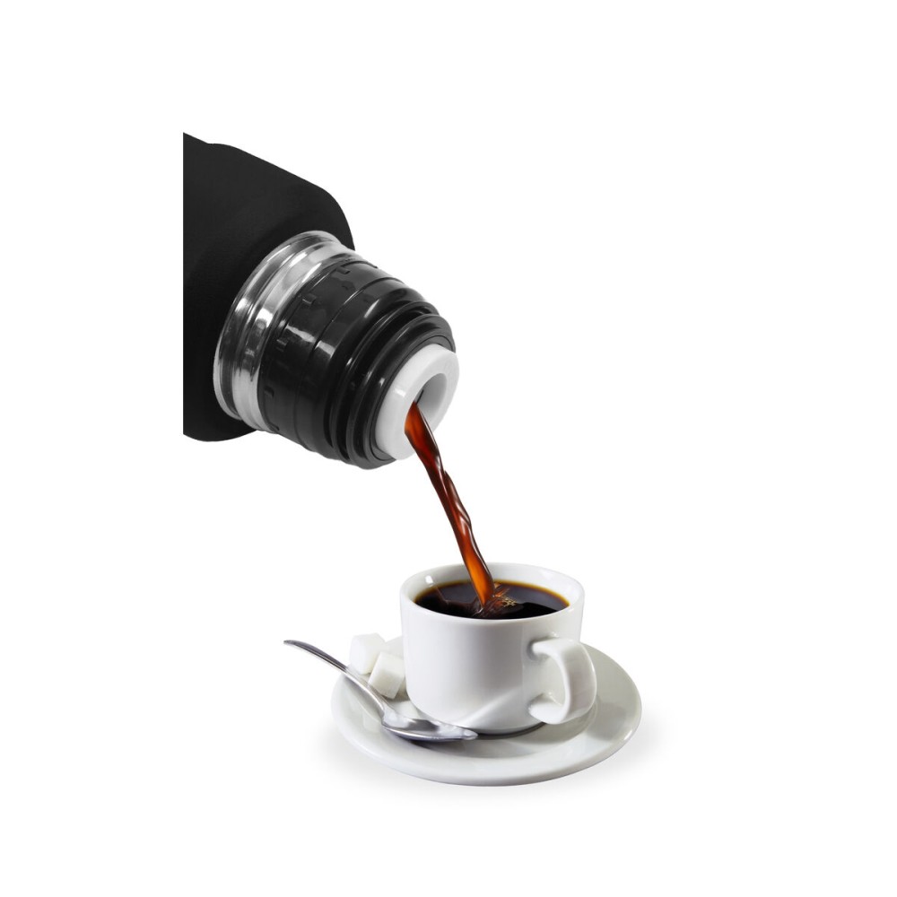 Thermosflasche ThermoSport Schwarz 1 L (6 Stück)