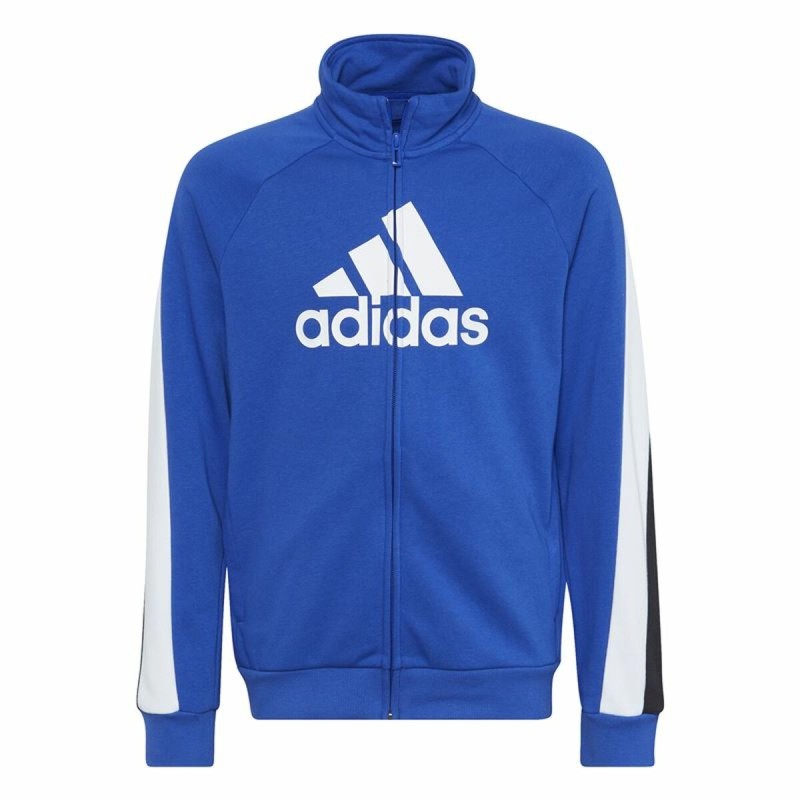 Kinder-Trainingsanzug Adidas Colourblock Blau Schwarz