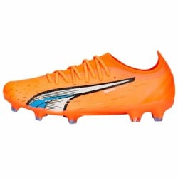 Chaussures de Football pour Adultes Puma Ultra Ultimate Fg/Ag  Orange Femme