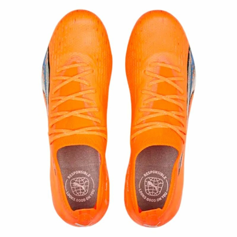 Chaussures de Football pour Adultes Puma Ultra Ultimate Fg/Ag  Orange Femme