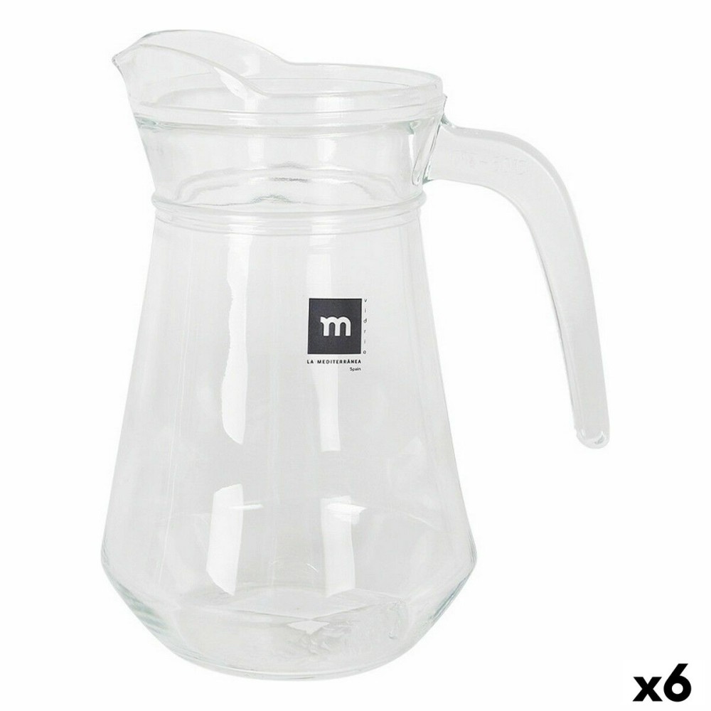 Carafe en Verre Transparent Inde Bar verre (6 Unités)