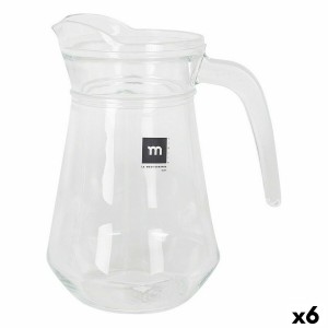 Carafe en Verre Transparent Inde Bar verre (6 Unités)