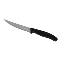 Steakmesser-Set Quttin Schwarz Silberfarben 11 cm 6 Stücke (12 Stück)