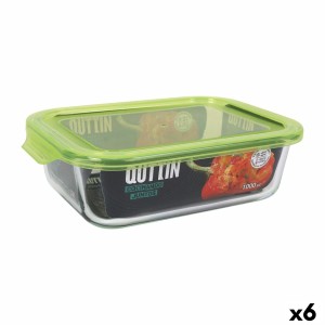 Lunchbox Quttin rechteckig 1L 22 x 15,5 x 6,5 cm (6 Stück)