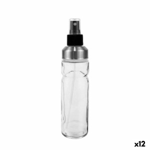 Ölfläschchen Anna Durchsichtig Silberfarben Glas 175 ml (12 Stück)