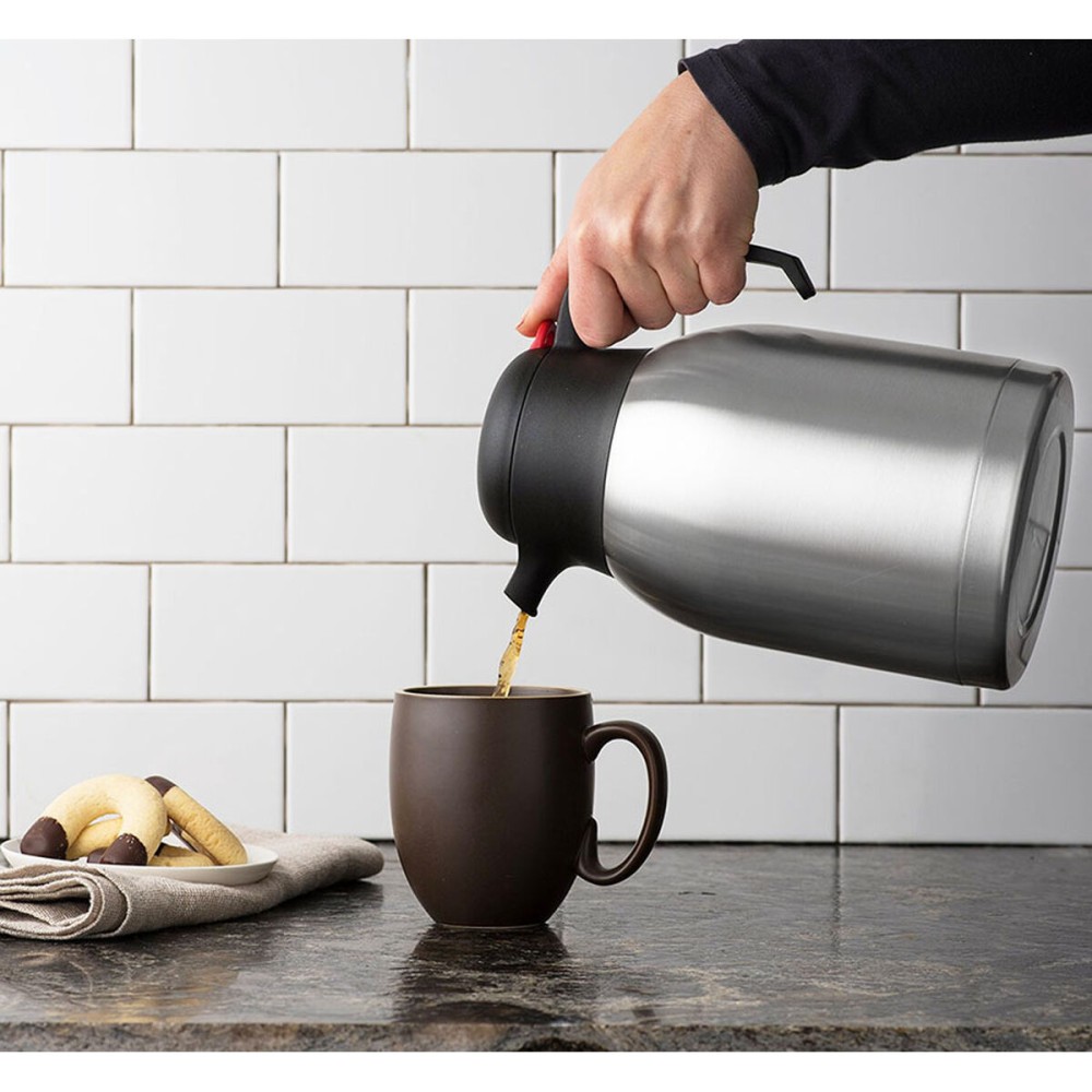 Thermoskanne ThermoSport Edelstahl 1,5 L Knopf (6 Stück)