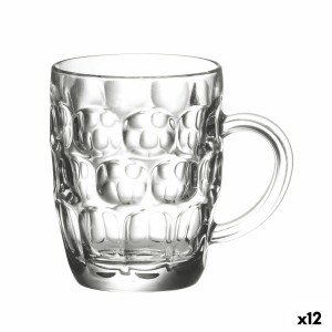 Set of jugs La Mediterránea Abadia Beer 600 ml 2 Pieces (12 Units)