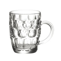 Set of jugs La Mediterránea Abadia Beer 600 ml 2 Pieces (12 Units)