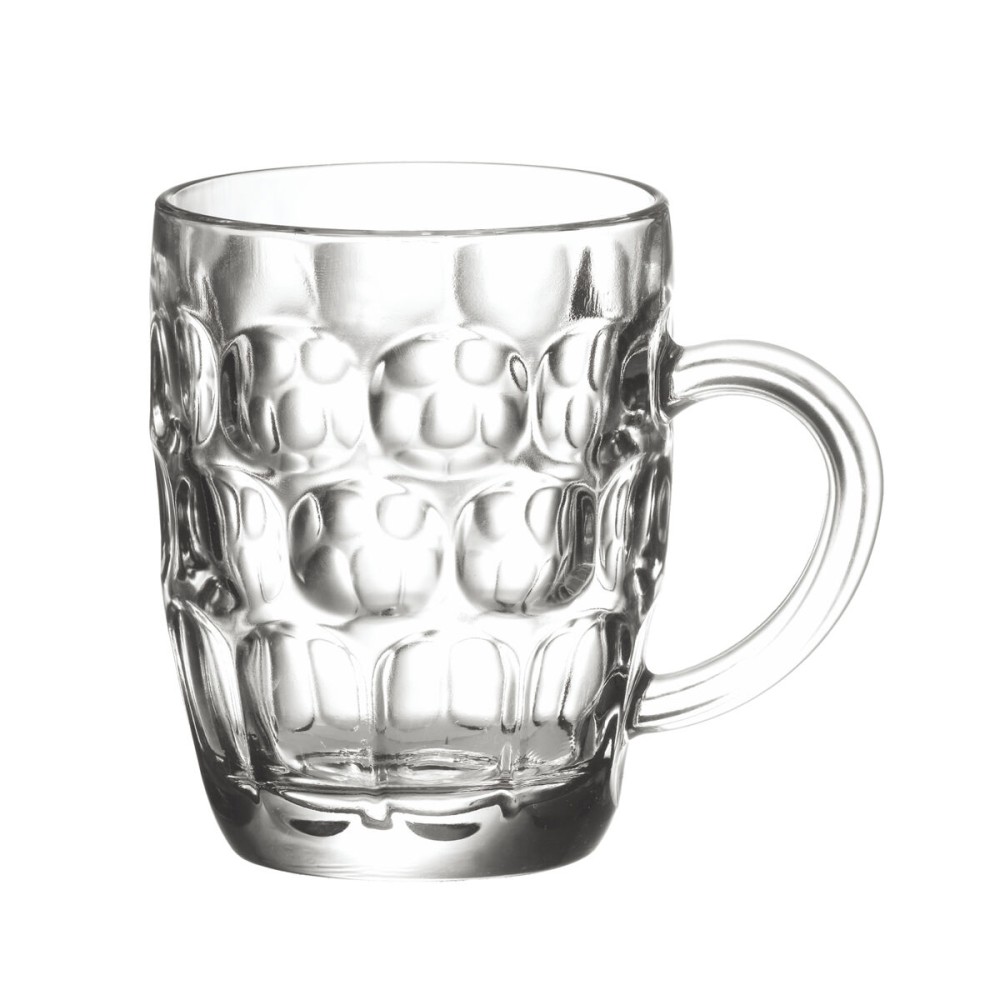Set of jugs La Mediterránea Abadia Beer 600 ml 2 Pieces (12 Units)