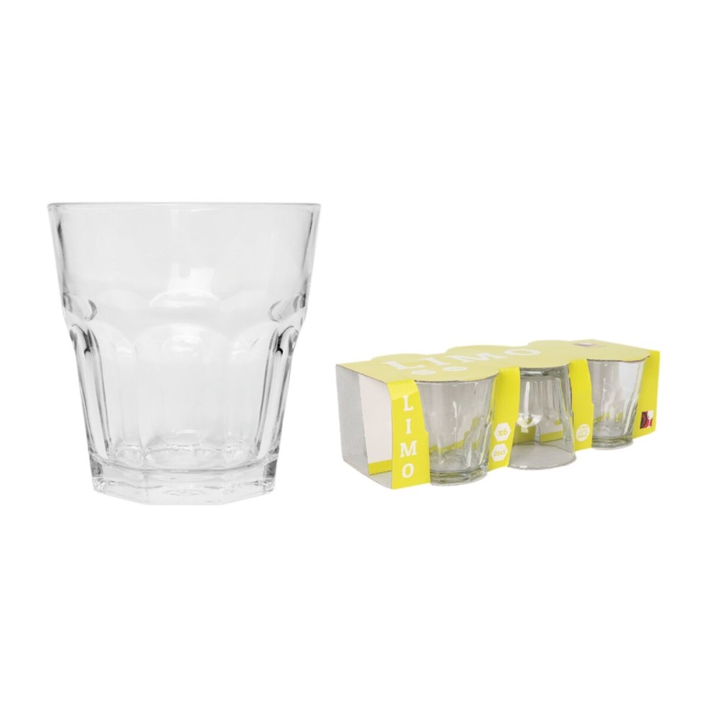 Set of glasses Inde Limo 260 ml 6 Pieces (8 Units)