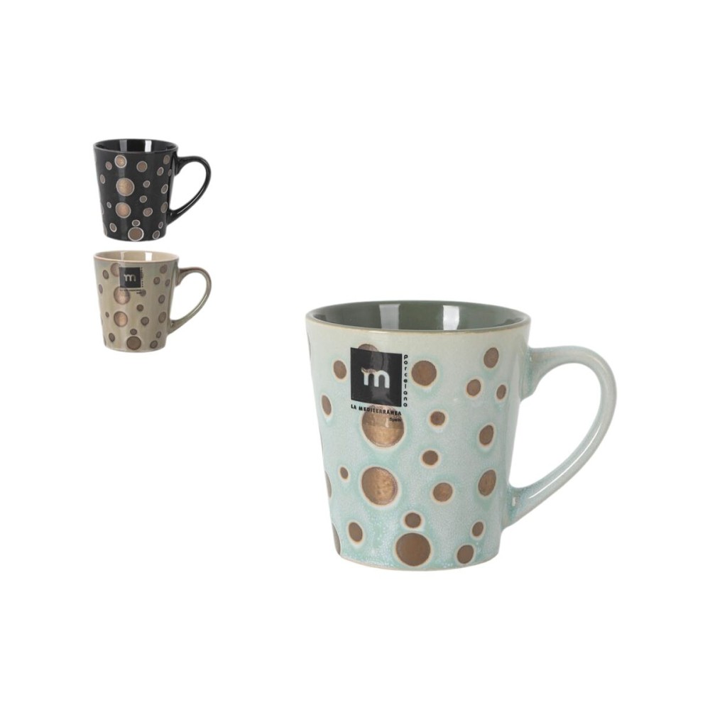 Tasse Kaffee und Tee La Mediterránea Lunas 220 ml Mond (24 Stück)
