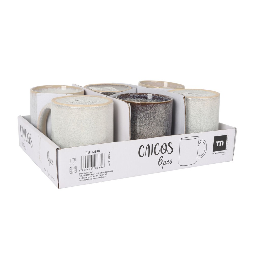 Tasse mug La Mediterránea Caicos Rectangulaire 300 ml (24 Unités)