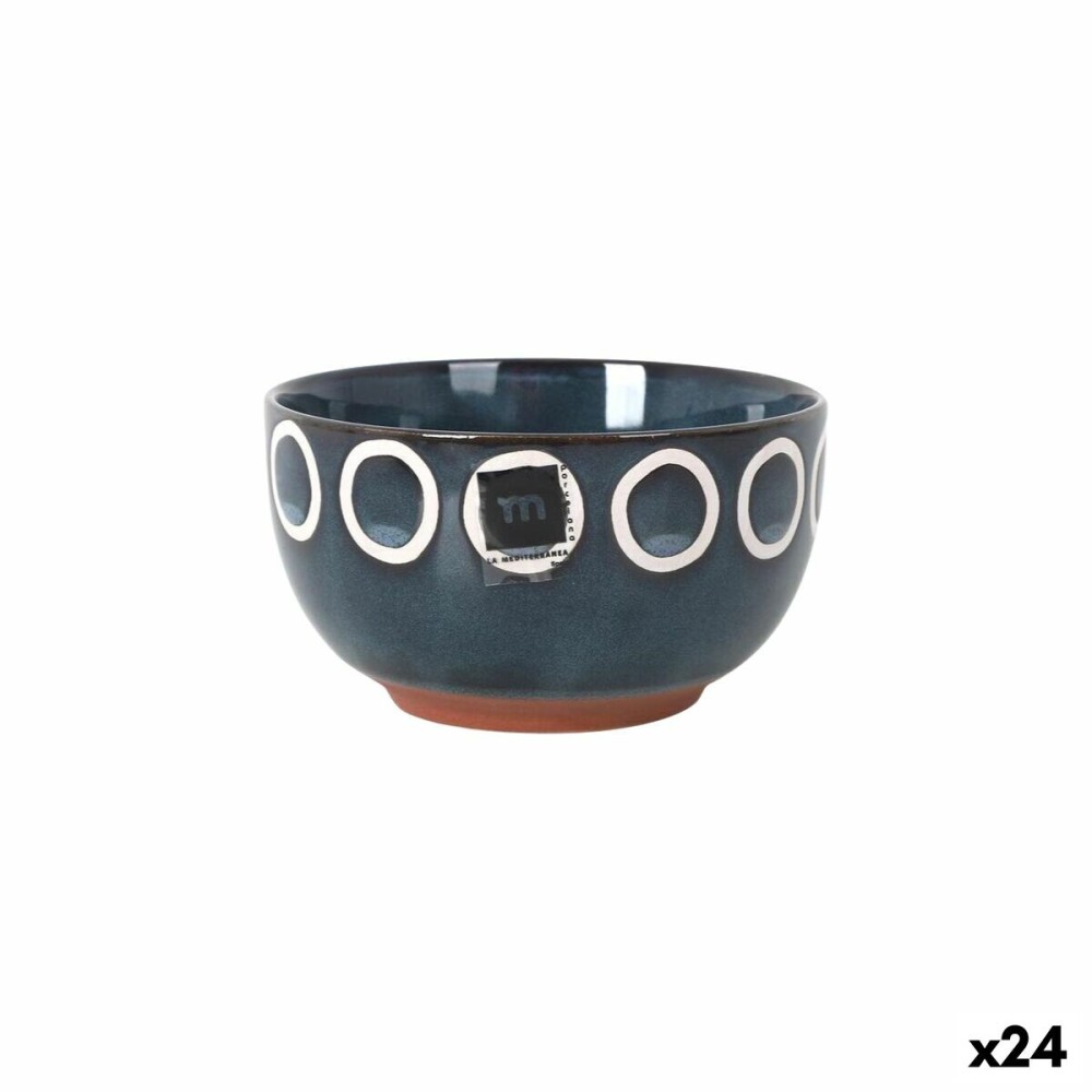 Bol La Mediterránea Almudena Bleu Ø 13,5 cm (24 Unités)