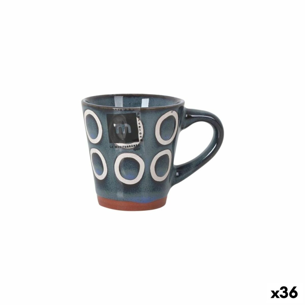 Cup La Mediterránea Almudena Blue 90 ml (36 Units)