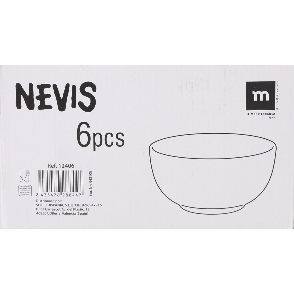 Bol La Mediterránea 480 ml (24 Unités)