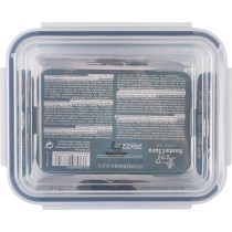 Hermetic Lunch Box Santa Clara Transparent Rectangular 3,5 L (3 Units)