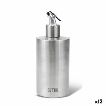 Ölfläschchen Quttin Silberfarben Edelstahl 550 ml (12 Stück)