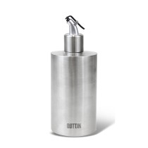 Ölfläschchen Quttin Silberfarben Edelstahl 550 ml (12 Stück)