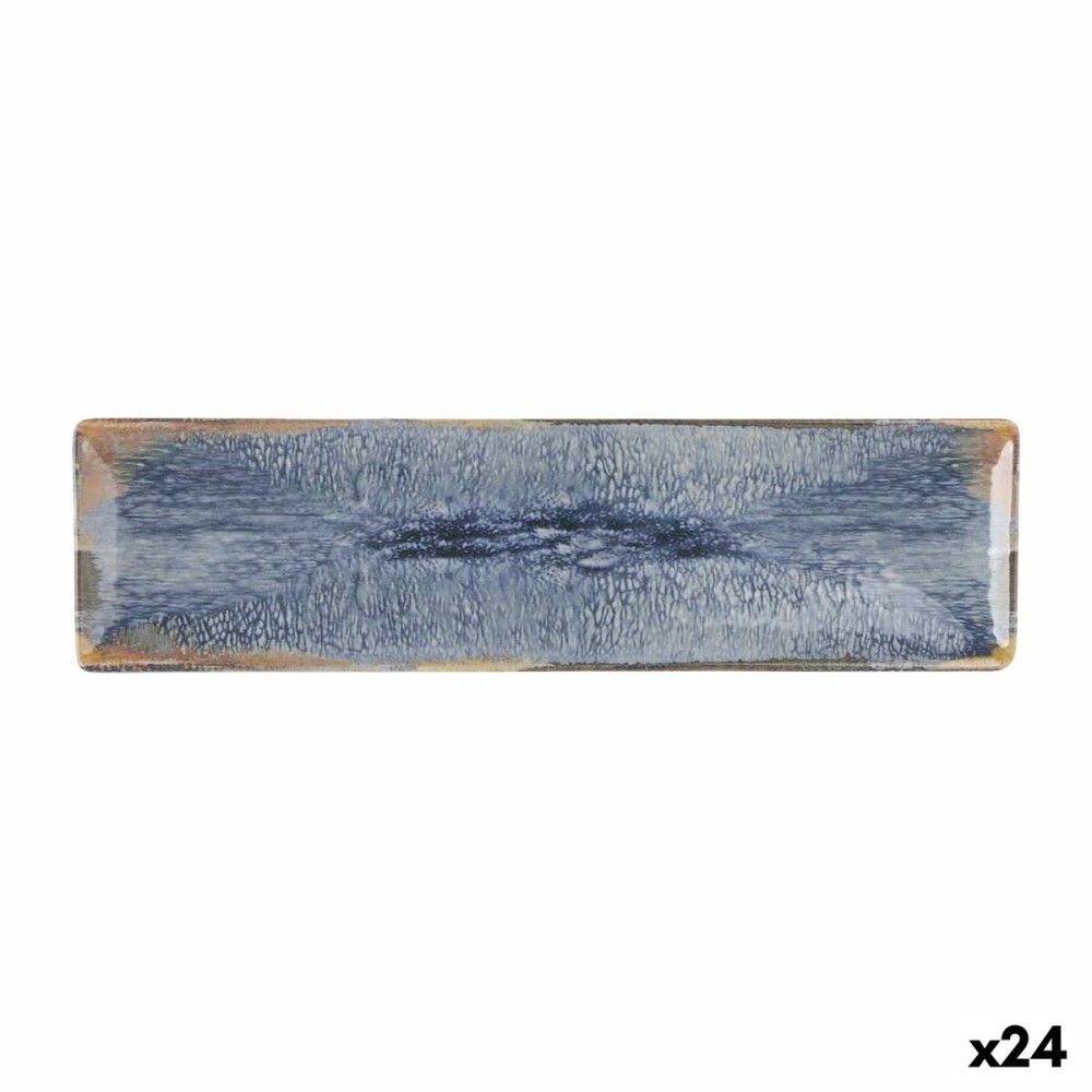 Plat à Gratin La Mediterránea Aelia Rectangulaire 30 x 8 x 2 cm (24 Unités)