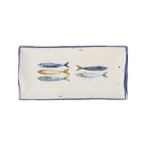 Plat à Gratin La Mediterránea Peixe Rectangulaire Poissons 30 x 15 x 2 cm (18 Unités)
