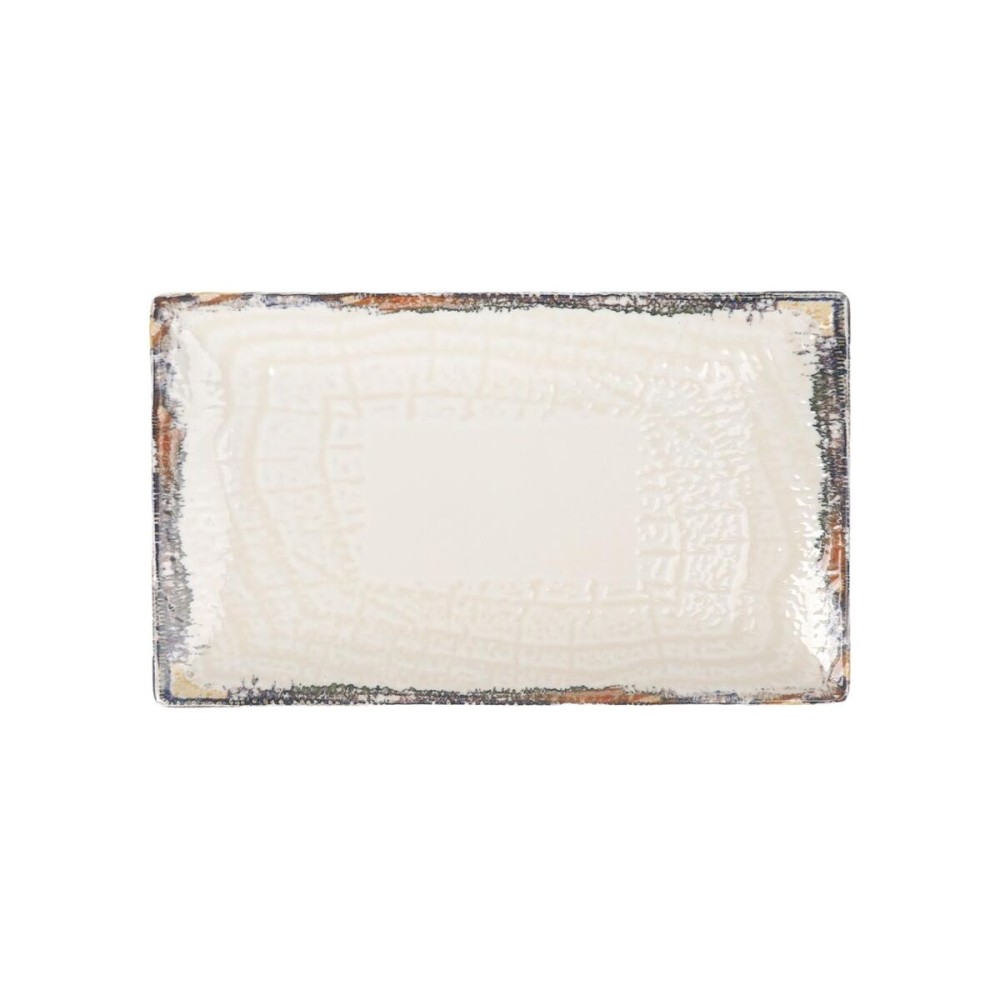 Plat à Gratin La Mediterránea Albus Rectangulaire 25,3 x 15 x 2 cm (18 Unités)