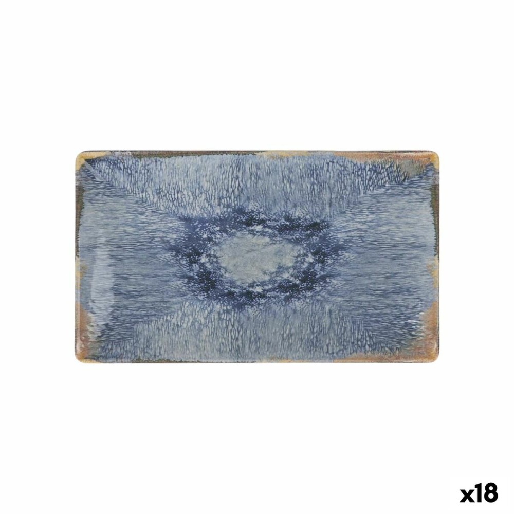 Plat à Gratin La Mediterránea Aelia Rectangulaire 25,3 x 15 x 2 cm (18 Unités)