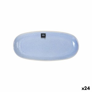 Plat à Gratin La Mediterránea Macarella blue Oblongue 25 x 12 x 2,2 cm (24 Unités)