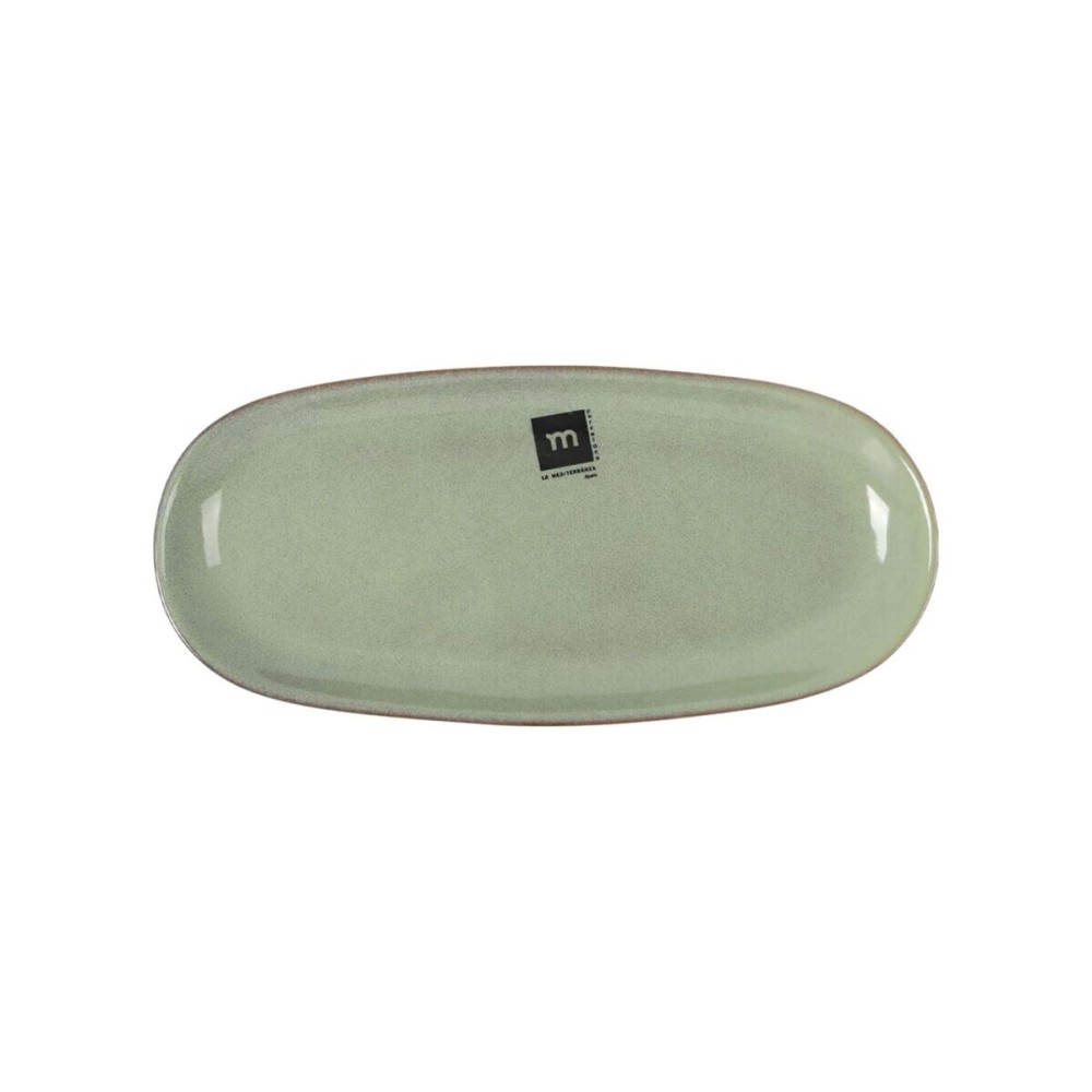 Plat à Gratin La Mediterránea Macarella green Oblongue 25 x 12 x 2,2 cm (24 Unités)