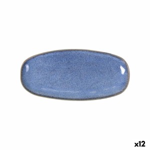 Plat à Gratin La Mediterránea Macarella blue Oblongue 33 x 14,8 x 2,7 cm (12 Unités)