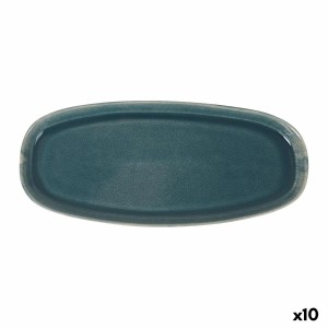 Plat à Gratin La Mediterránea Ocean blue 33,4 x 14,8 x 2,5 cm (10 Unités)
