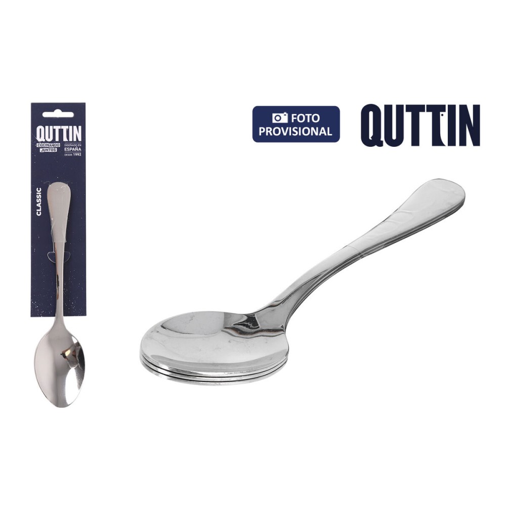 Dessert spoon Quttin Classic 3 Pieces (12 Units)