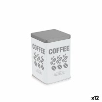 Metalldose Quttin COFFEE Metall 10,5 x 10,5 x 15 cm (12 Stück)