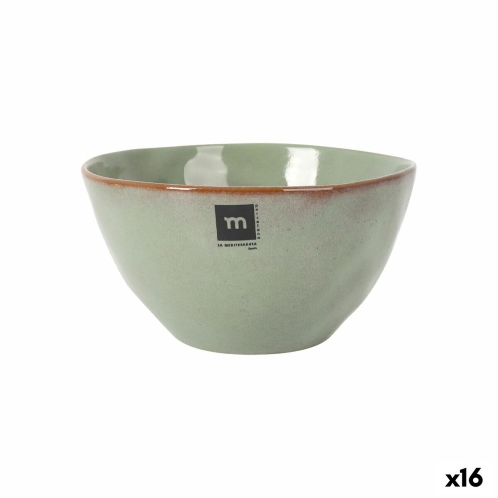 Schüssel La Mediterránea Macarella green Ø 18 cm 1,3 L (16 Stück)