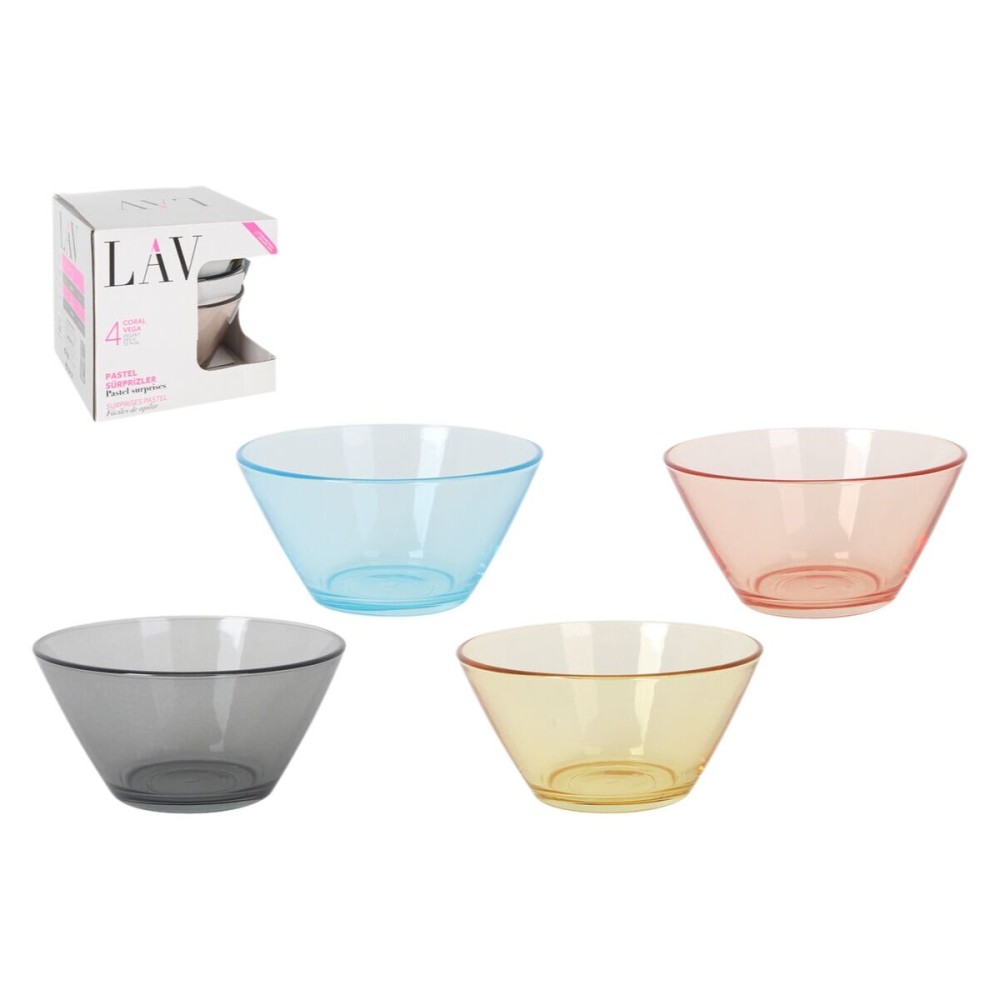 Snack Bowl LAV 345 ml ø 12 x 6,1 cm 4 Pieces (6 Units)