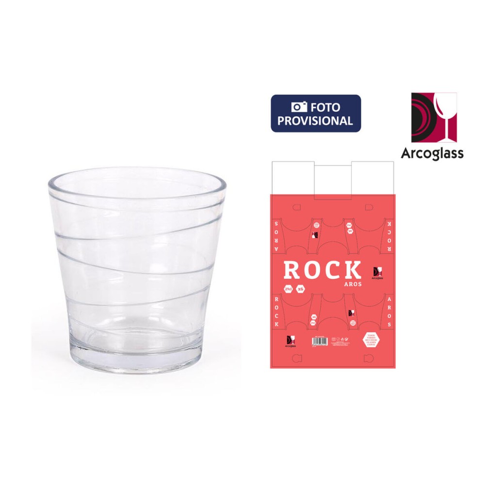 Gläserset La Mediterránea Rock aros 6 Stücke (6 Stück)