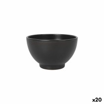 Bol Azofra Noir 15 x 15 x 9 cm (20 Unités)