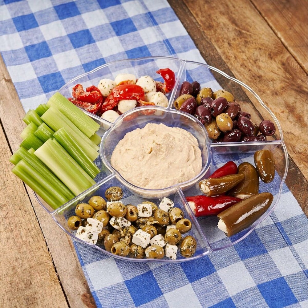 Tablett für Snacks Algon rund 30,5 cm (12 Stück)