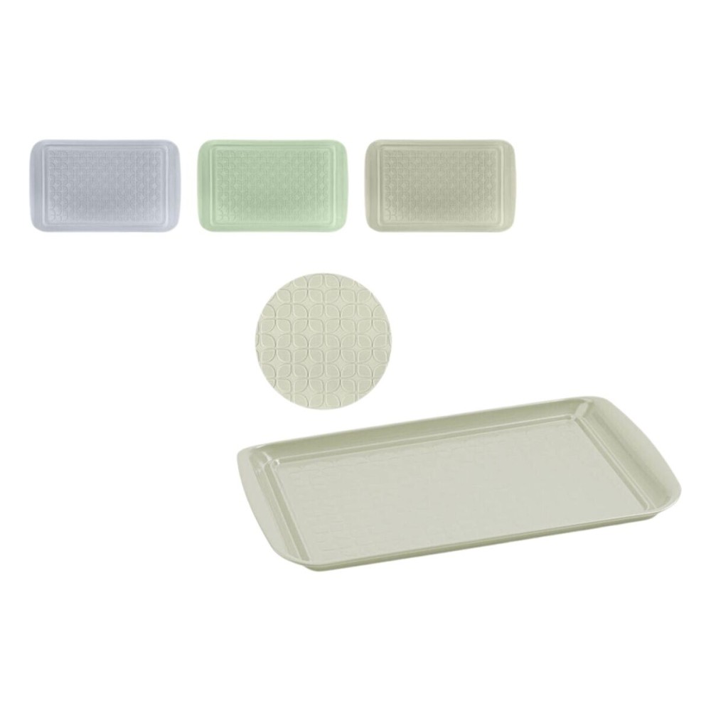Schale Quttin Metall 43,5 x 27 x 2 cm 12 Stück