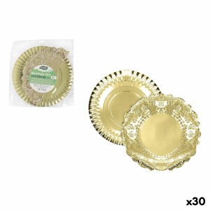 Tablett für Snacks Algon rund 30 cm (30 Stück)