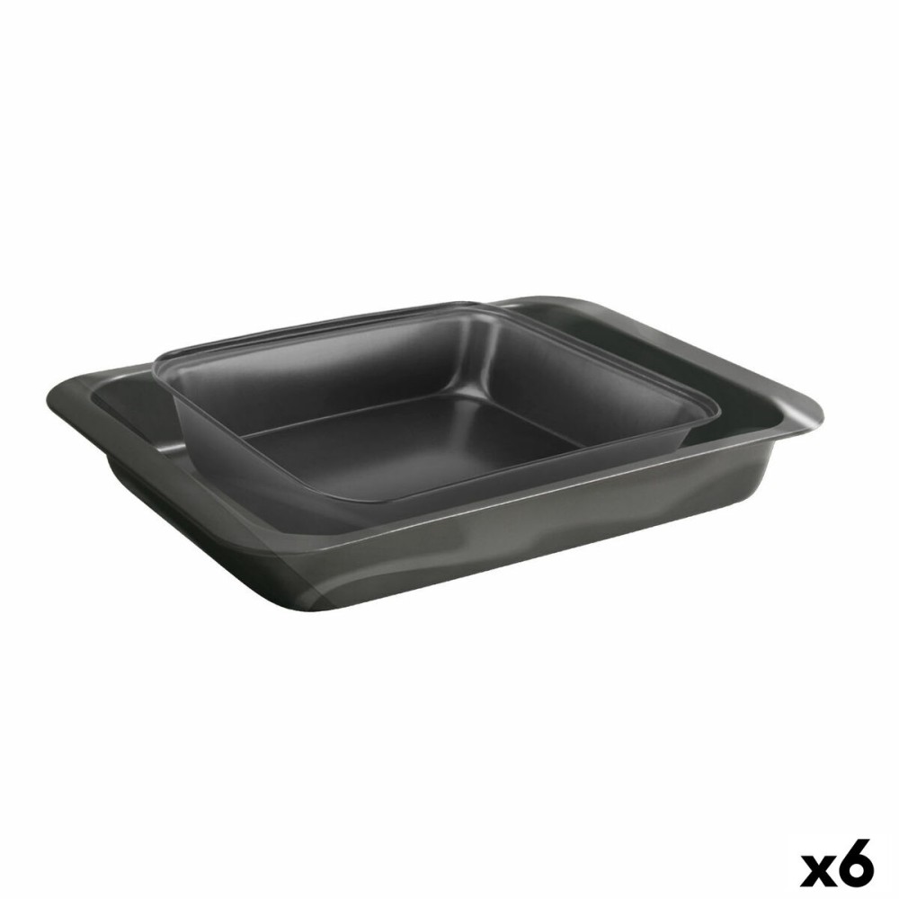 Baking tray Quttin Rectangular 34 x 24 cm 42 x 29 cm (2 Pieces) (6 Units)