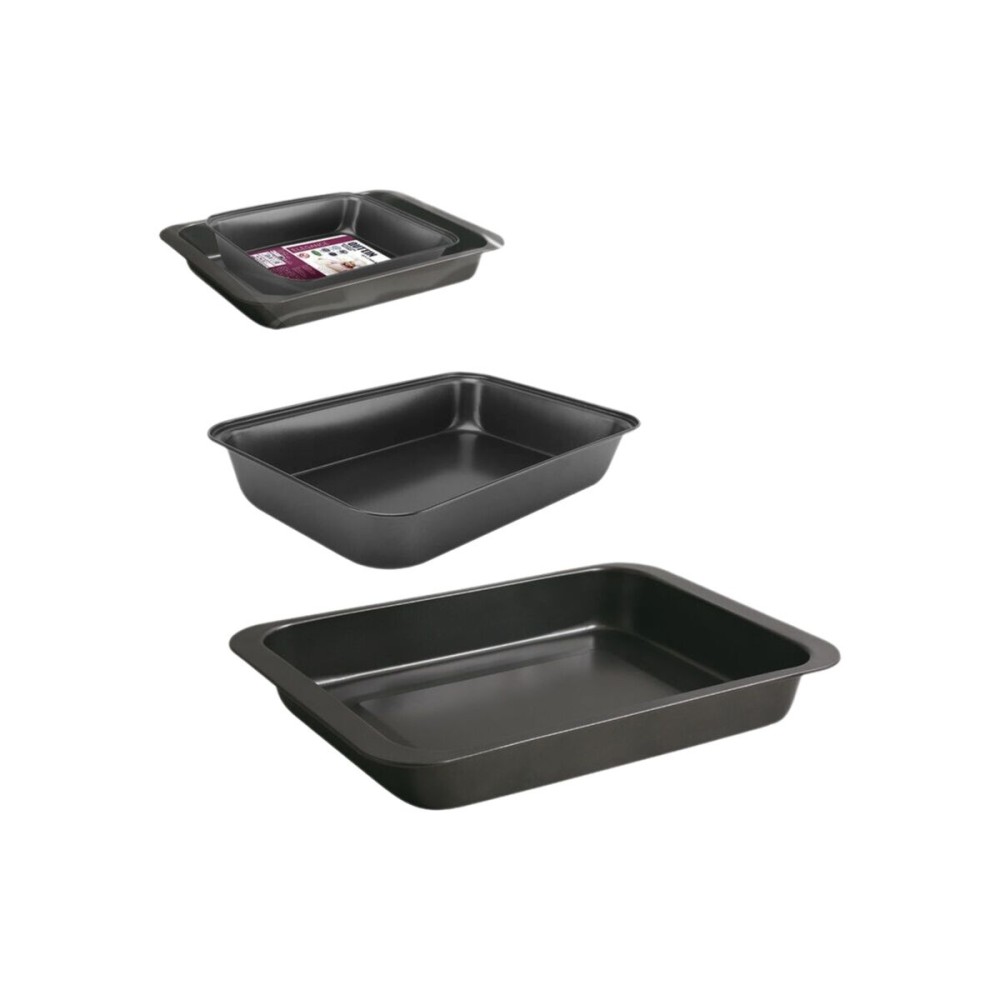 Baking tray Quttin Rectangular 34 x 24 cm 42 x 29 cm (2 Pieces) (6 Units)