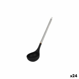 Löffel La Mediterránea Silikon Edelstahl 32 cm (24 Stück)