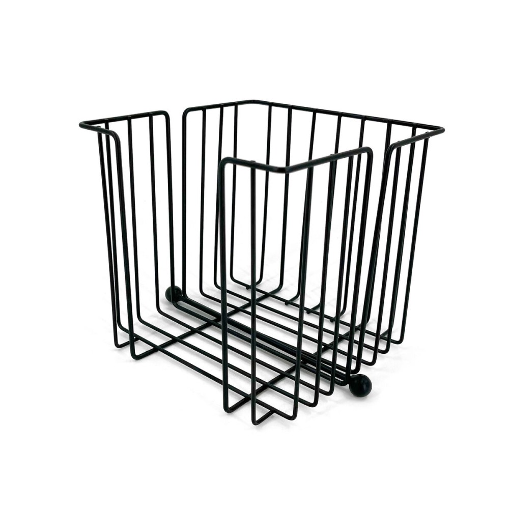 Serviettenring My Bar Schwarz Metall 19 x 19 x 18 cm (8 Stück)