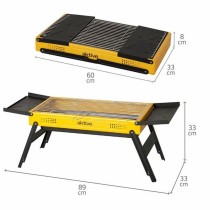Barbecue Portable Aktive Acier 89 x 33 x 33 cm Jaune