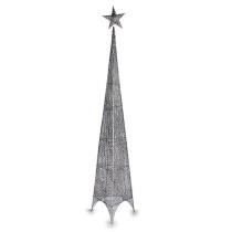 Sapin de Noël Krist+ 00160 Argenté Métal Plastique Étoile Tour 42 x 218 x 42 cm (3 Unités)
